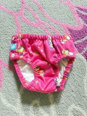 Charlie Banana Mermaid Print “Mermaid Zoe” Swim Diaper with Snaps